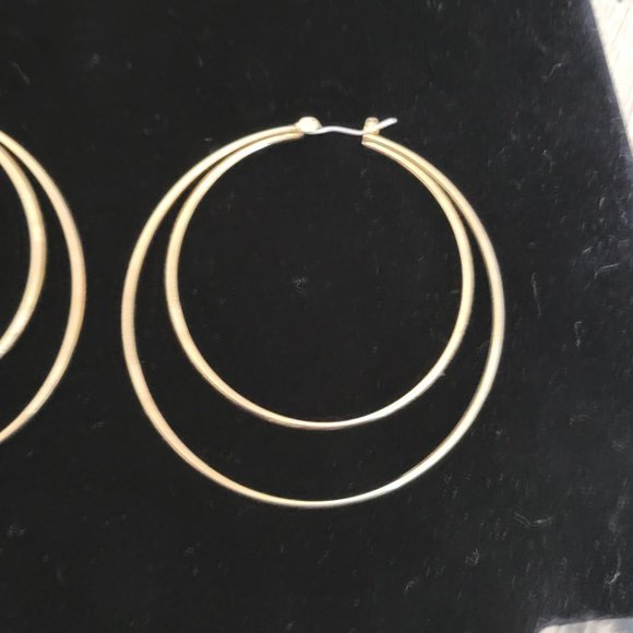 Double Hoop Earrings - Picture 2 of 5